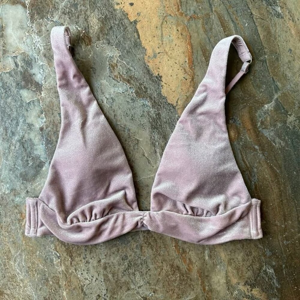 VICTORIA'S SECRET Sparkle Bralette Light Pink Women's Size Medium